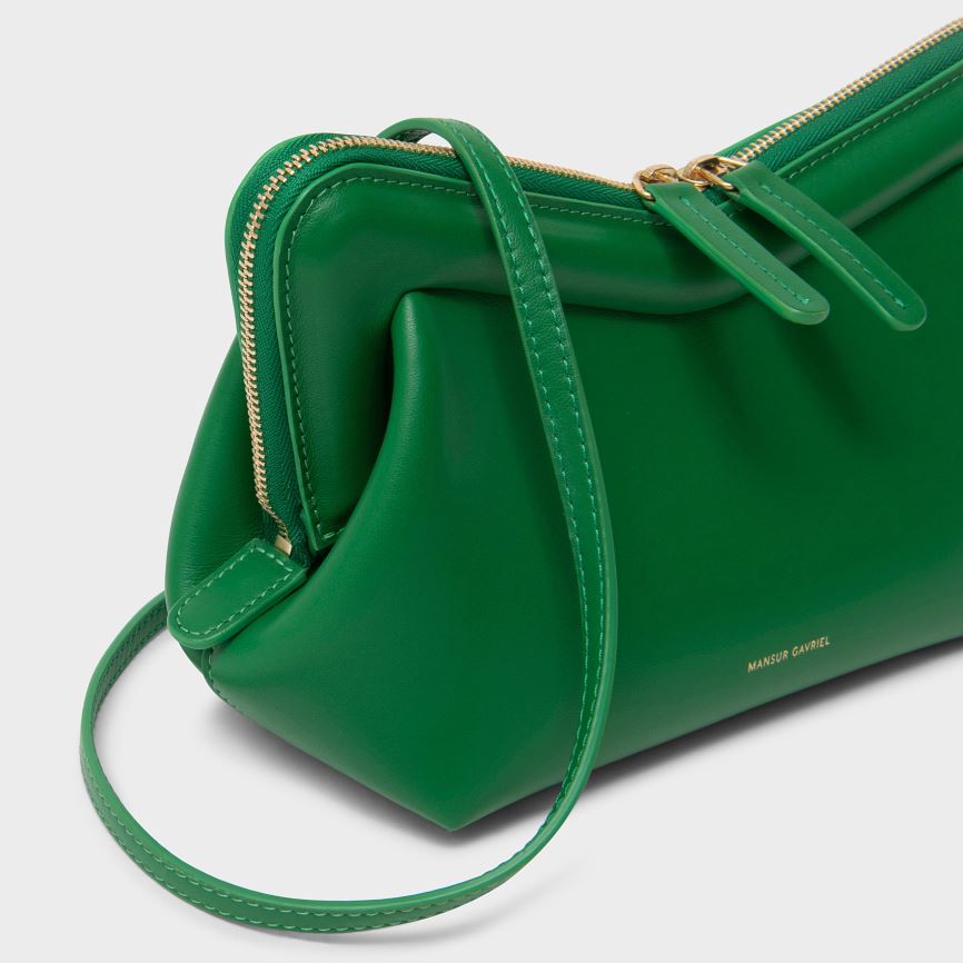 Women's Mansur Gavriel Mini M Frame Crossbody Bags Green | AU M015ML